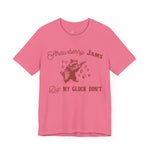 Strawberry Jams but My Glock Don't Raccoon  unisex T-shirt