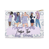 Official Go Wild 2023 Planner Friends Make the Best Friends Planner Pouch-Purple