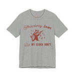 Strawberry Jams but My Glock Don't Raccoon  unisex T-shirt