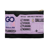 Official Go Wild 2024 Boarding Pass Planner Pouch: Black