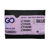 Official Go Wild 2024 Boarding Pass Planner Pouch: Black