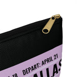 Official Go Wild 2024 Boarding Pass Planner Pouch: Black