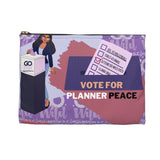 Official Go Wild 2023 Vote for Planner Peace Planner Pouch-Purple