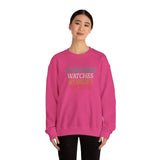 WATCHING WOMENS SPORTS UNISEX SWEATSHIRT