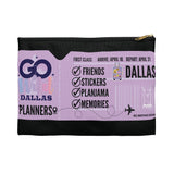 Official Go Wild 2024 Boarding Pass Planner Pouch: Black