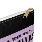 Official Go Wild 2024 Boarding Pass Planner Pouch: Black