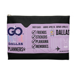 Official Go Wild 2024 Boarding Pass Planner Pouch: Black