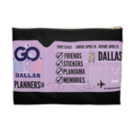 Official Go Wild 2024 Boarding Pass Planner Pouch: Black