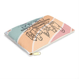 Blush Swirl CPC Merchandise 2024: Authentically Me Planner Canvas Pouch